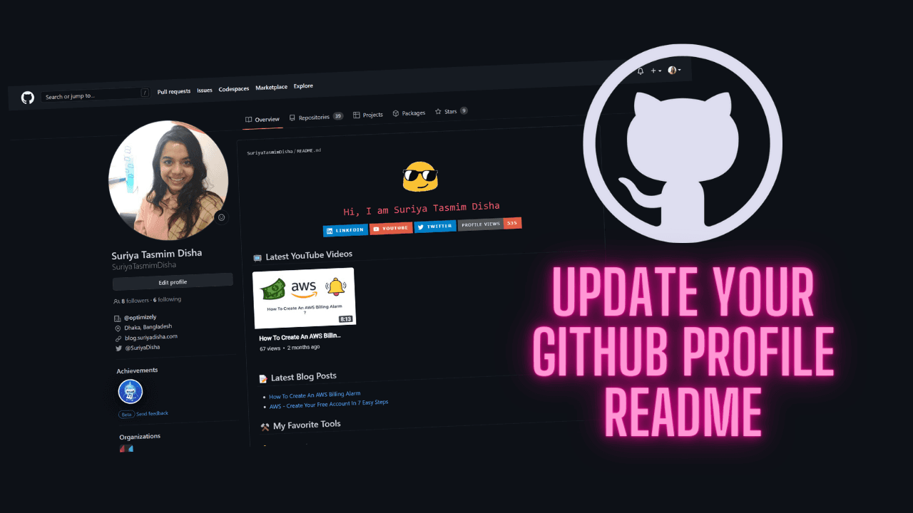 How I Improved My GitHub Profile Readme
